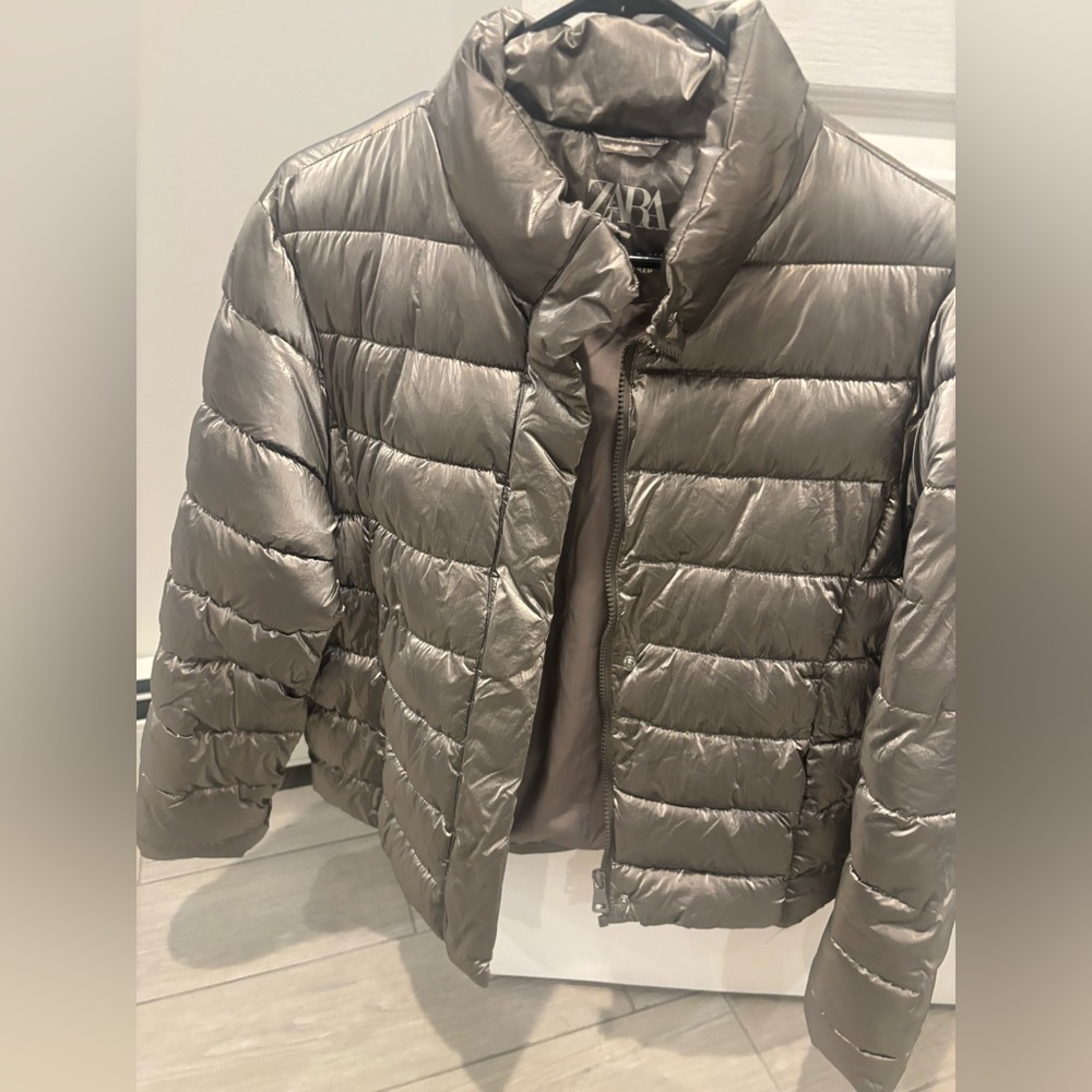 Zara puffer coat